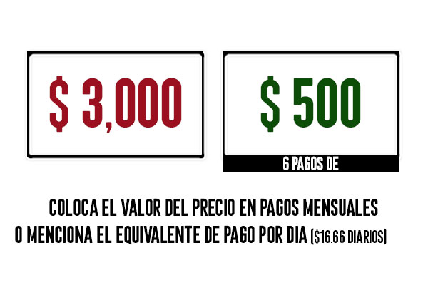 4 Reduce el impacto del precio